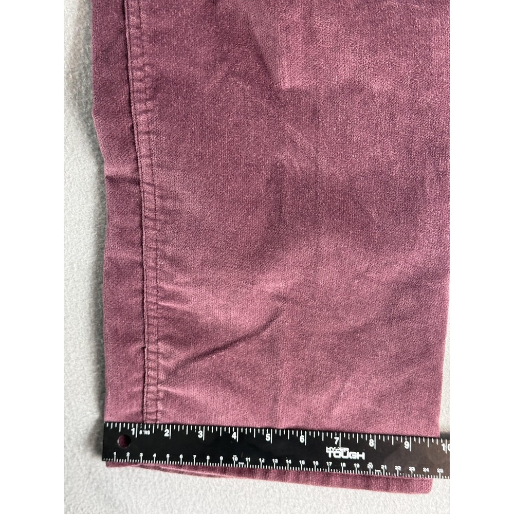 VTG Levi's Corduroy Pants Mens 34x32 Purple Regular Fit Straight Casual Move On - Picture 8 of 12